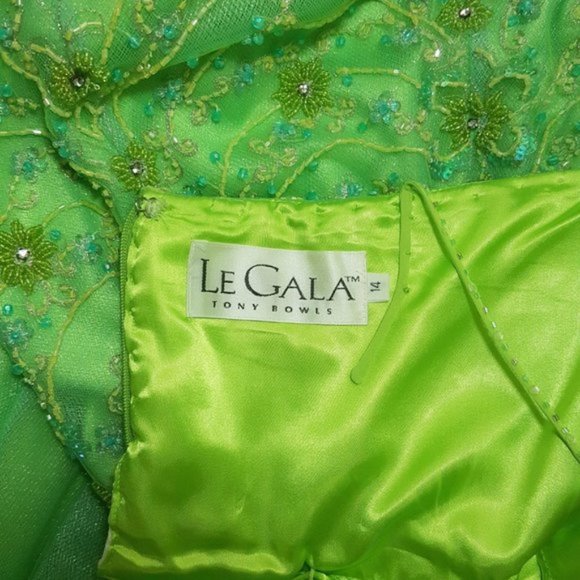 TONY BOWLS Mesmerizing Prom/Pageant Beaded Gown - Picture 7 of 8
